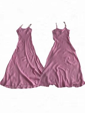 Silky Pink Slip Dress